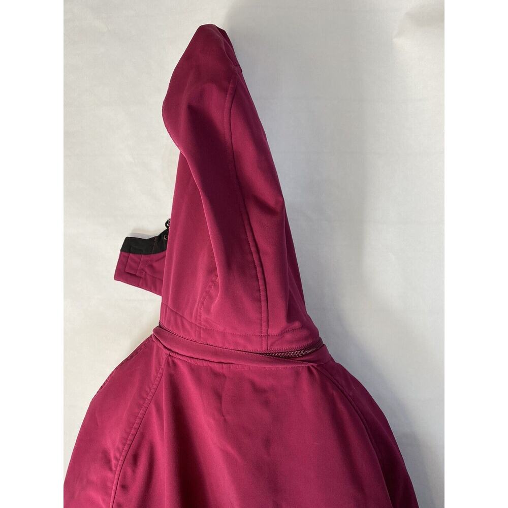 WMS Xersion Performancewear SZ XL Magenta/Pink Full Zip Soft Shell Hooded Jacket - Picture 8 of 12